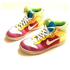 Rainbow Nike shoes size 10